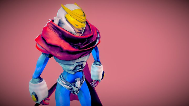 Zephyr Main Character 3D Model