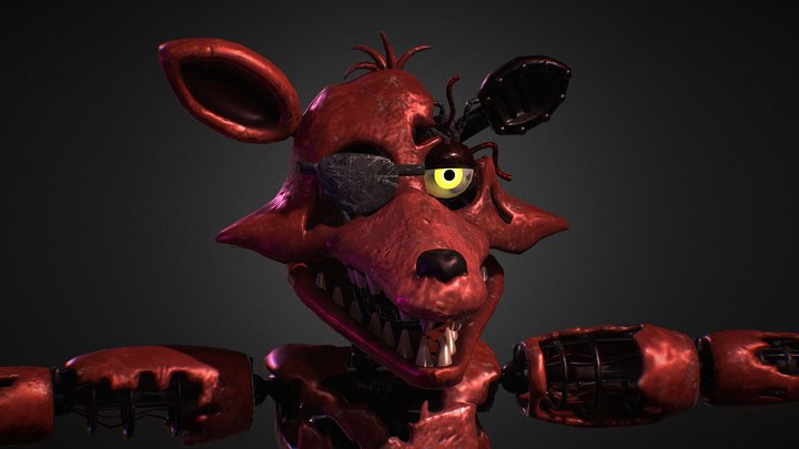 Withered Foxy AR / New Deliveries / UPDATED 3D Model