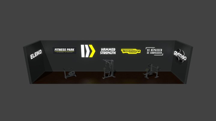 Fitness Park 3D Model