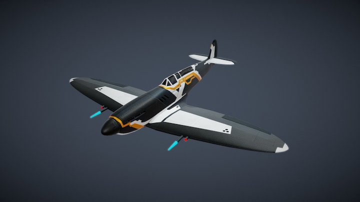 Sketchfab Texturing Challenge: Spitfire 3D Model