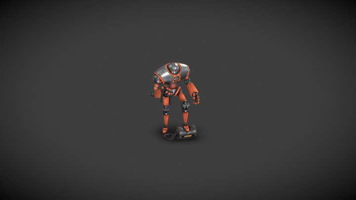 Mever - Guardian robot 3D Model