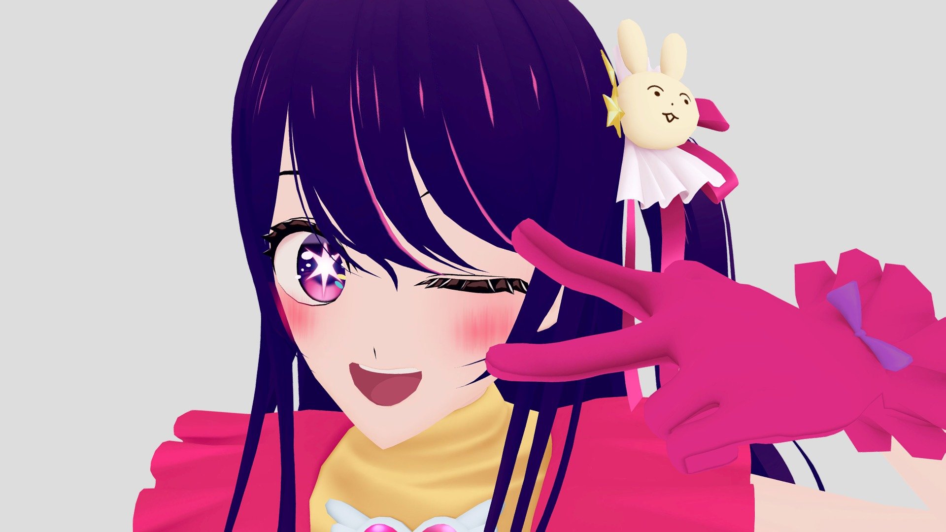 Oshi no Ko Kana VRChat Avatar 3D model rigged