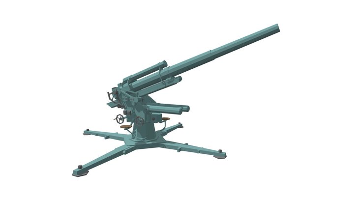Flak 18 3D Model