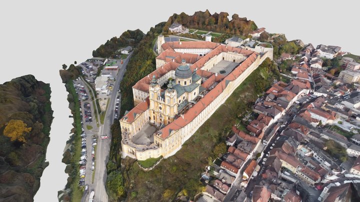 Stift Melk 3D Model