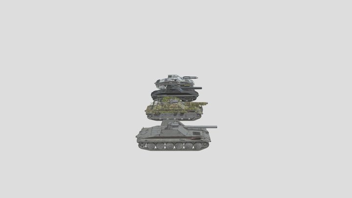 Rhm.-Borsig Waffenträger ("15 cm Pak L/29.5") – Gratis 3D-model STL