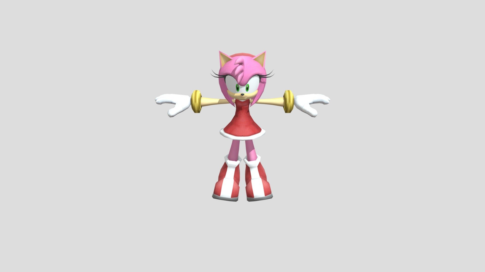 Wii - Sonic Riders Shooting Star Story - Amy - 3D model by sonixfan2341 ...