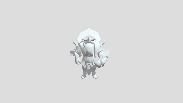 Standing React Death Backward 3D Model