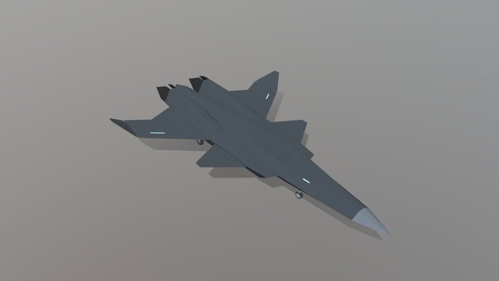 XFA-36A Game 3D Model