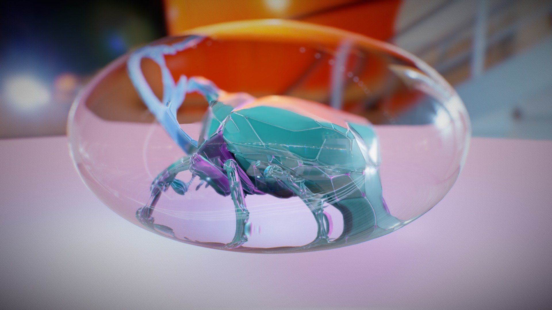 Rhinoceros beetle(dichotoma septentrionalis)