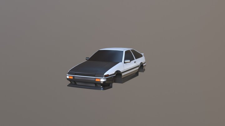 Toyota AE86 3D Model