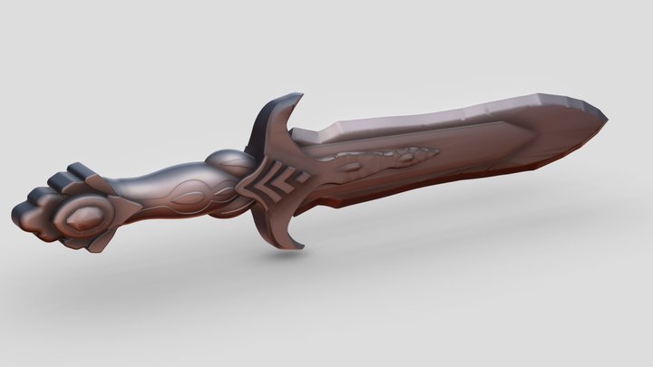 Whisper Dagger of Vax'ildan for 3D printing 3D Model