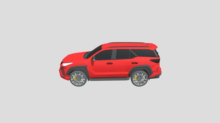 Toyota Fortuner 2015 - Present bodykits by Lumga 3D Model