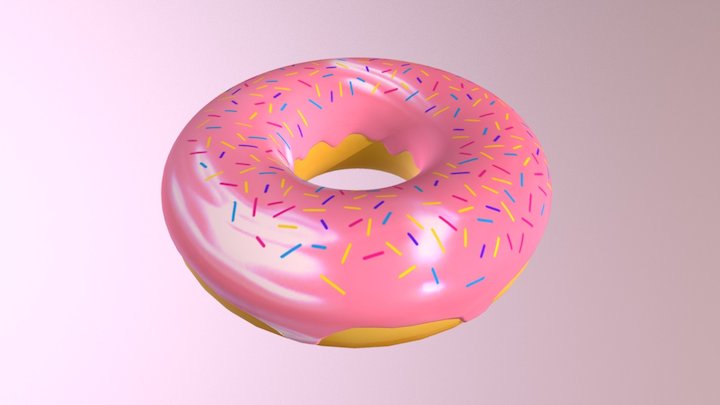 Donut 3D Model