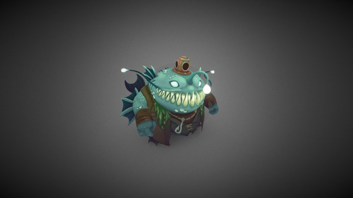Tahm Kench Under the Sea 3D Model