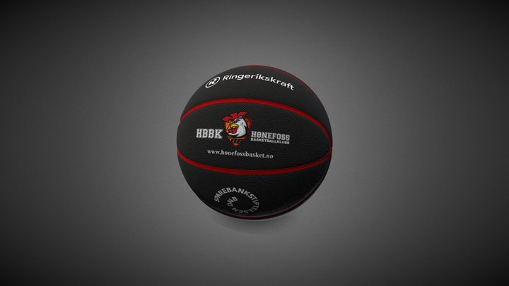 Hønefoss Basket Ball 3D Model