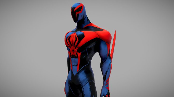 Spiderman 2099 - Miguel O'Hara 3D Model