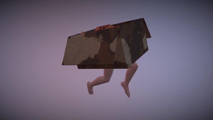 Box-man 3D Model