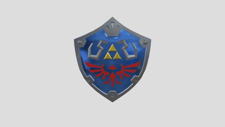 Hylian Shield 3D Model