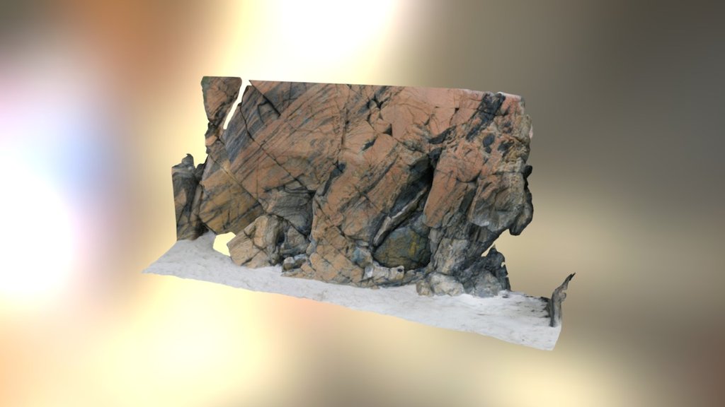 Differential erosion in Lewisian boudins