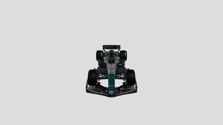 aston-martin-amr23-s3-2023-wwwvecarzcom 3D Model