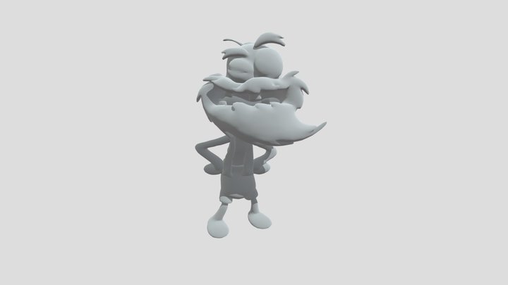 Old Man Jenkins (Not Textured) 3D Model