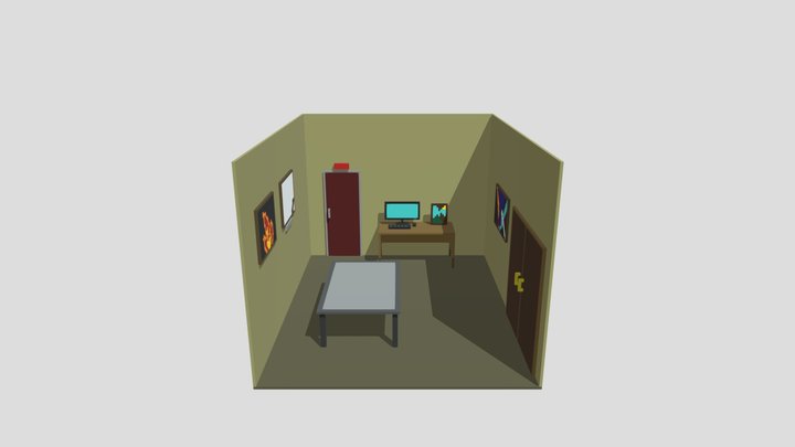 3. Oficina Director 3D Model