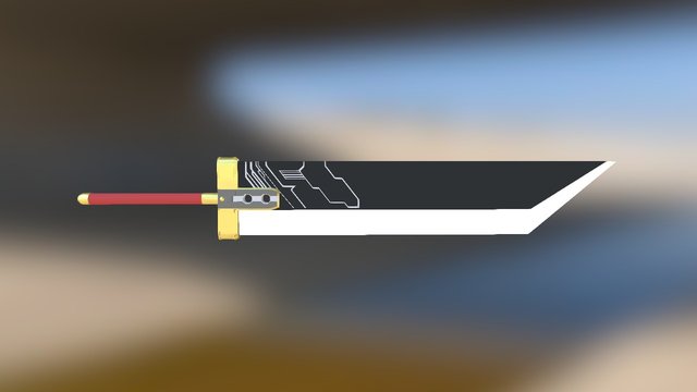Buster Sword 3D Model