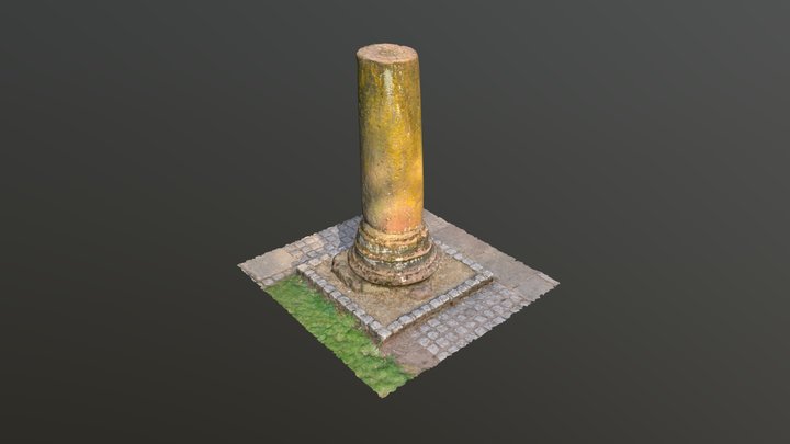 Roman Bathhouse Column, Chester 3D Model