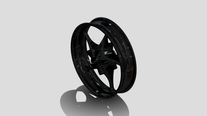 Yamaha front wheel 3D Model