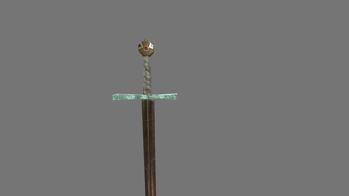 Sword_Painted 3D Model
