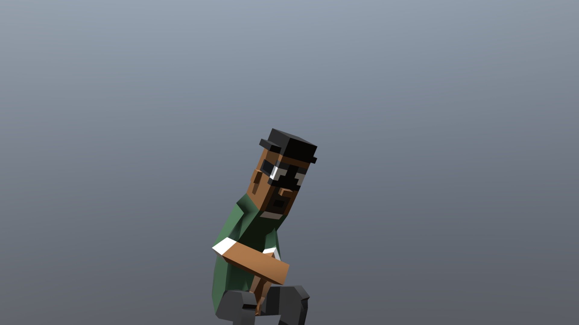 14_ Big Smoke Aiming His Pistol