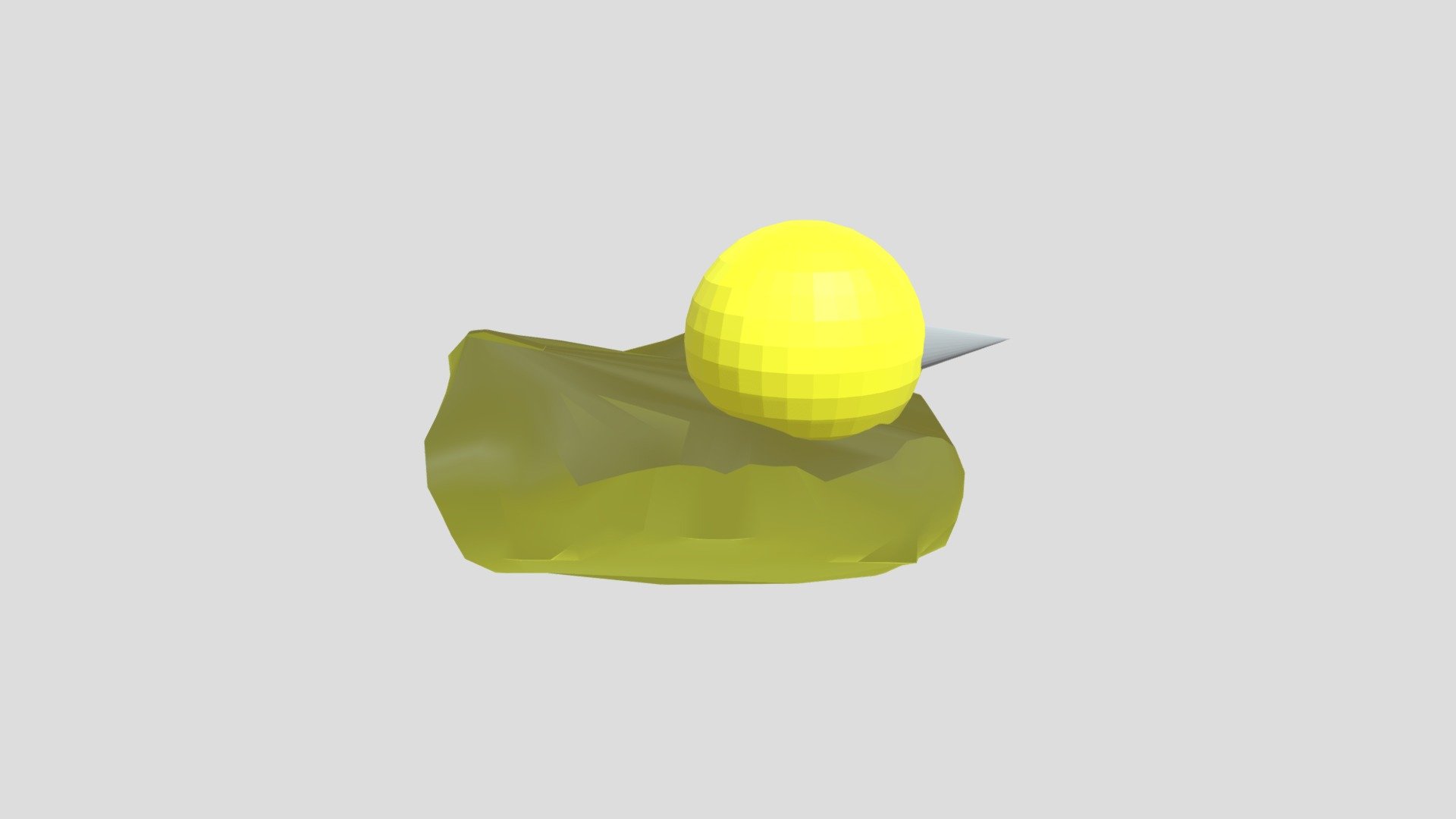 Badly made rubber duck