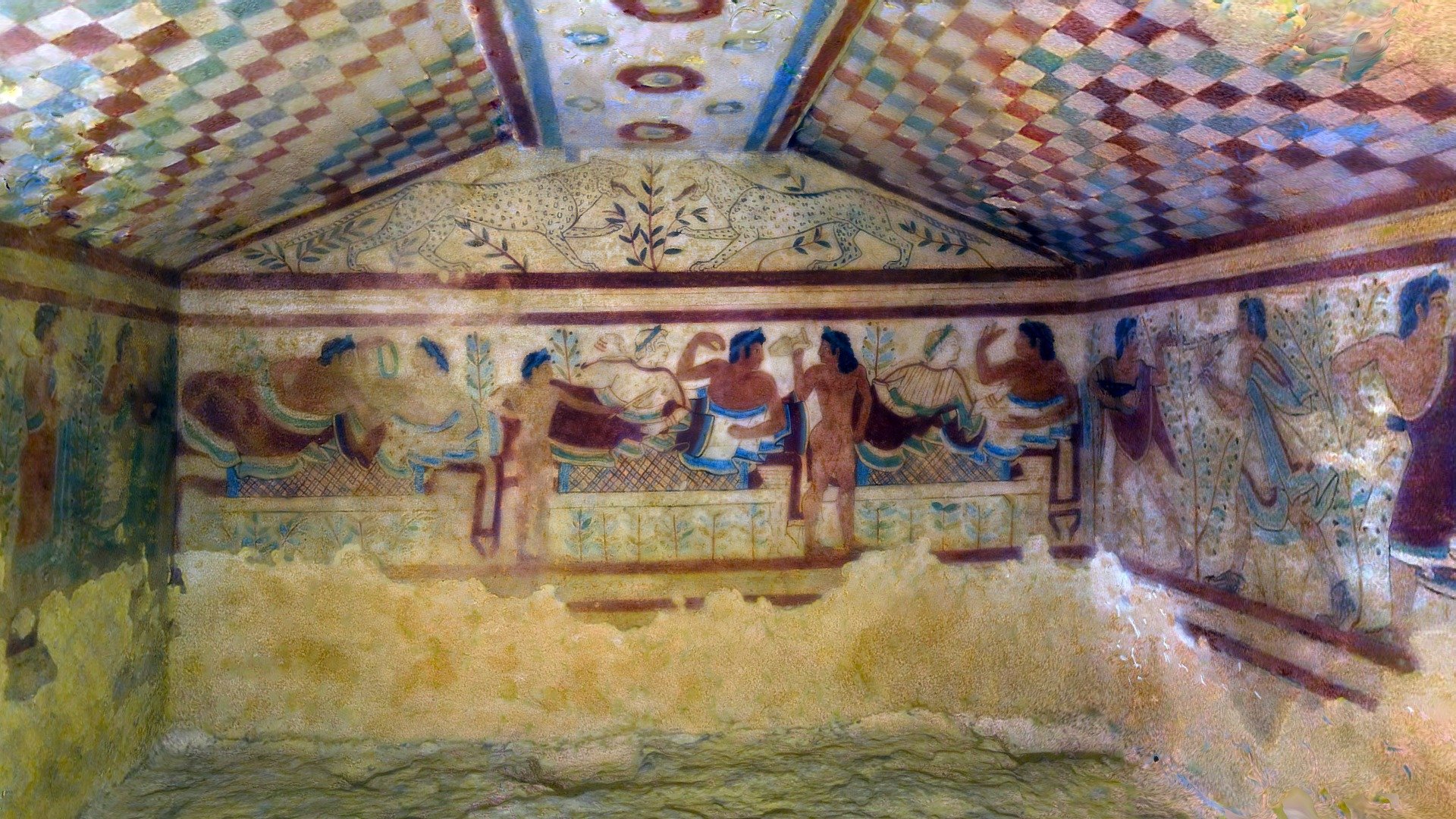 Tomb of the Leopards in Tarquinia