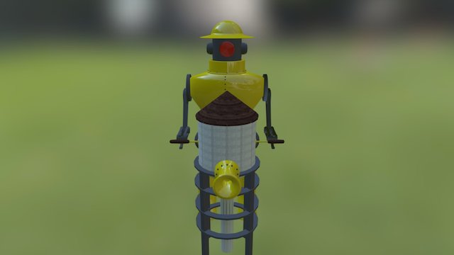 Steambot 3D Model