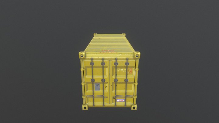 Container OBJ 3D Model