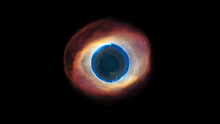Helix nebula (The eye of god) 3D Model