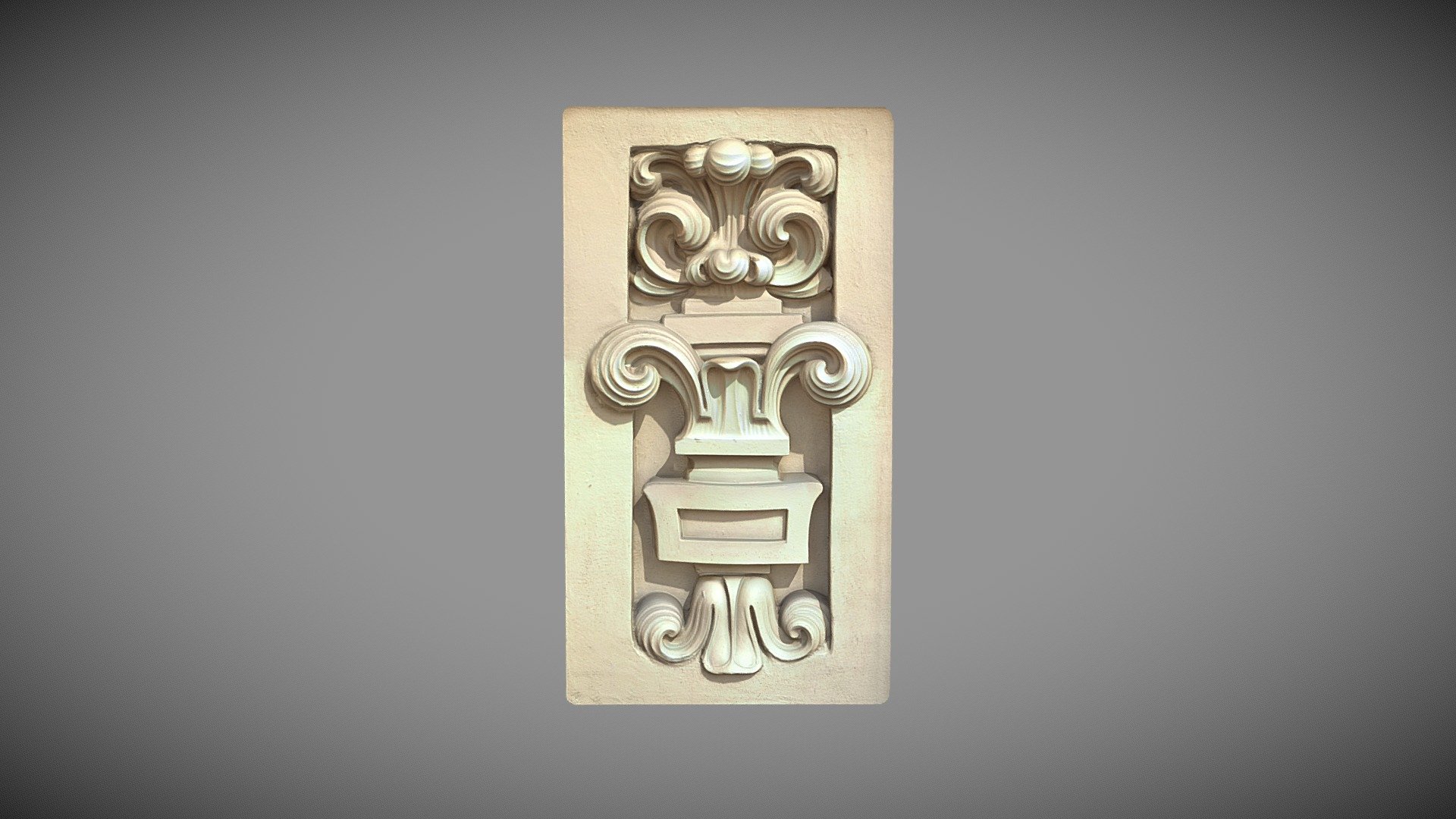 Mala štukatura atike / Small Attic Stucco - 3D model by Default Cube ...