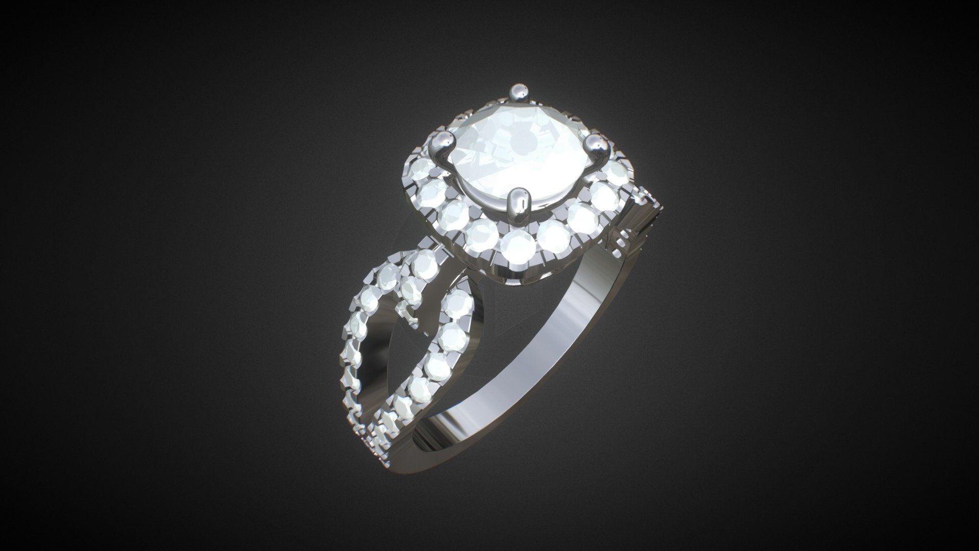 Diamond ring - 3D model by inceptum [6ac385c] - Sketchfab