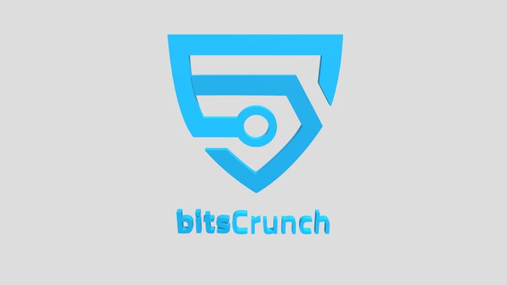 Logo_bitscrunch 3D Model