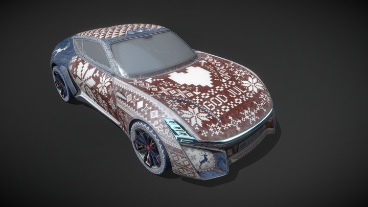 God Jul - Art Car Submission 3D Model