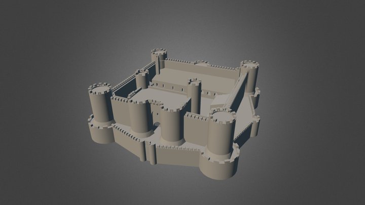 Barmouth Castle 3D Model