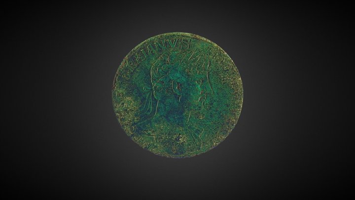 Moeda Romana 3D Model