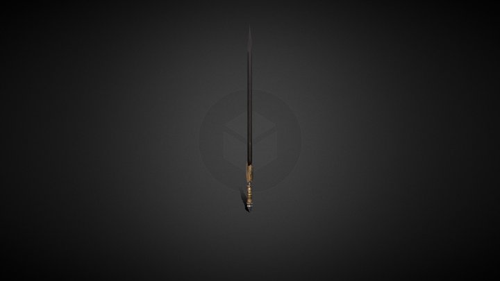 Knight Sword 3D Model