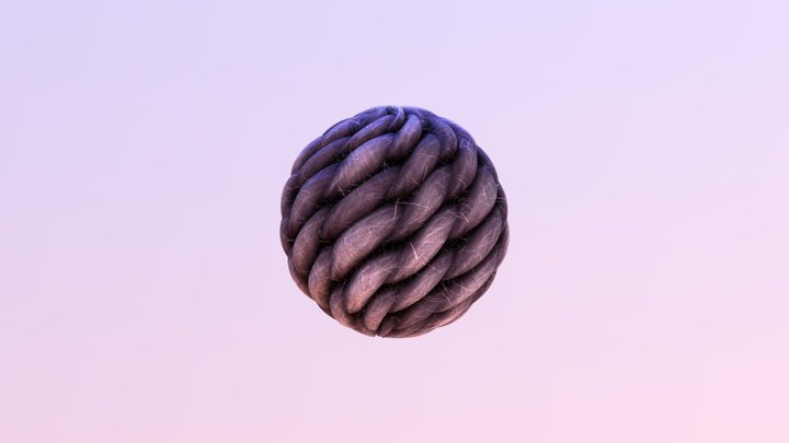 Purple Wool 3D Model