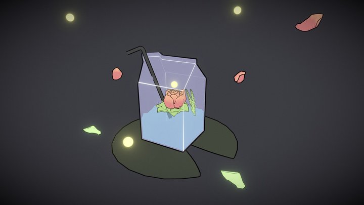 Rose-Milk 3D Model