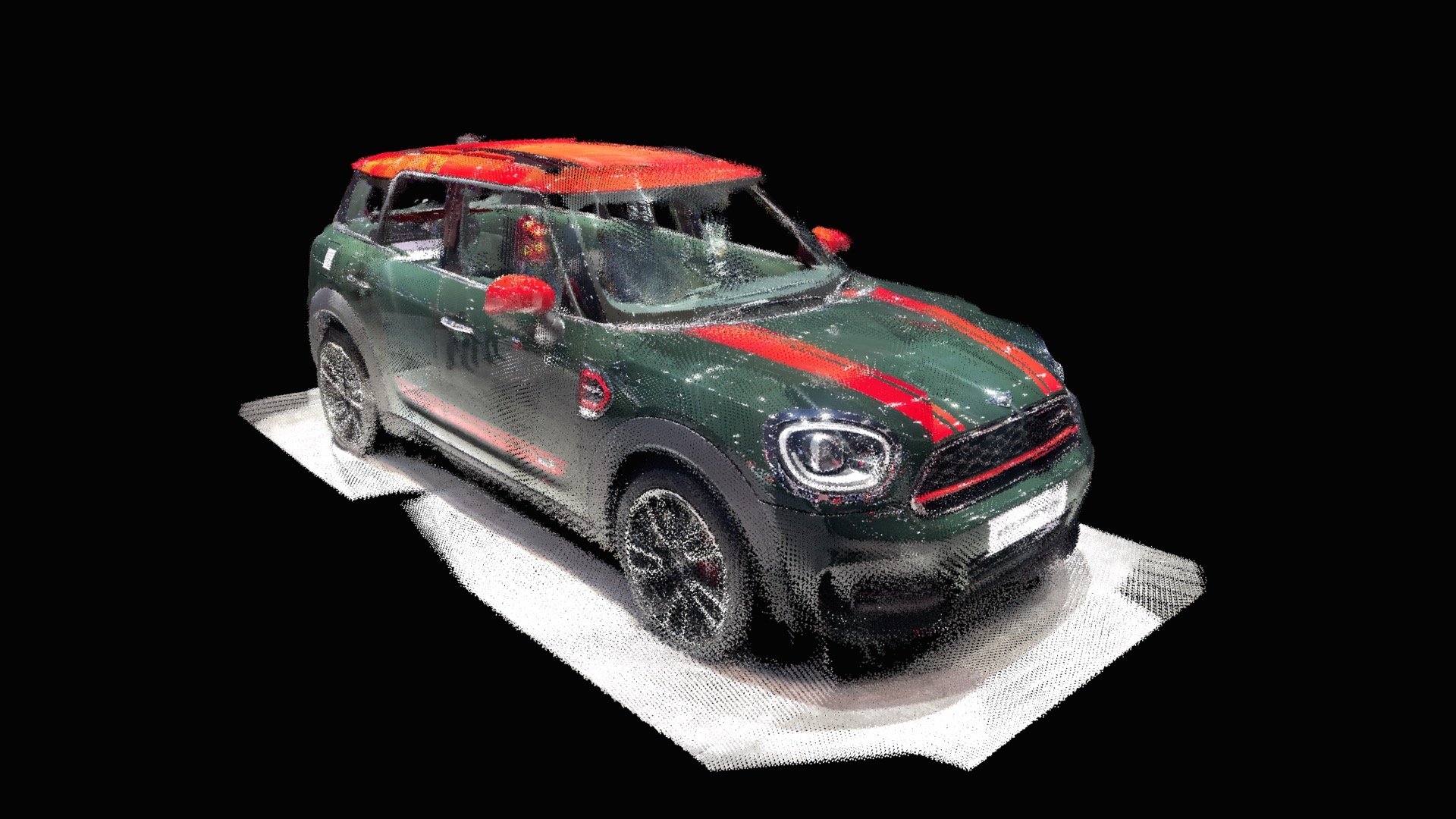 MINI Cooper Countryman lidar scan