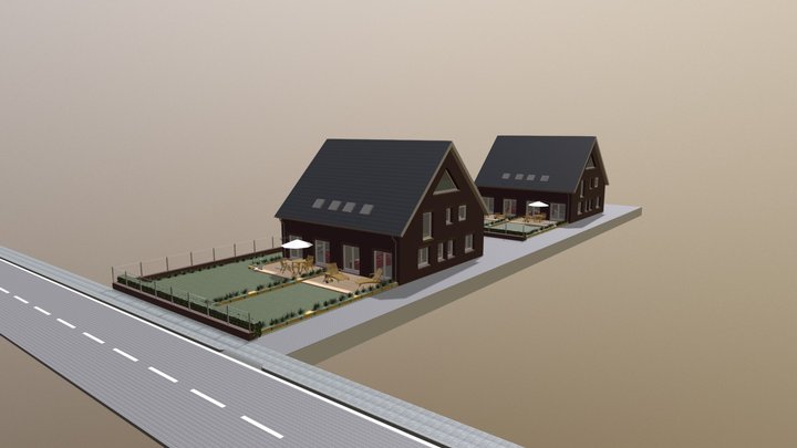 Projekt Haem-5 (21031 Hamburg) Außendarstellung 3D Model