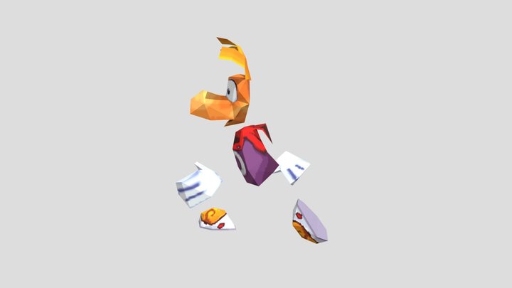 3D Rayman Model by Rockman.EXEFanguy89 -- Fur Affinity [dot] net