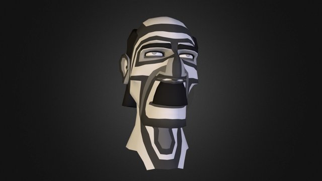 Old Man Bust - Idle Animation(2014) 3D Model