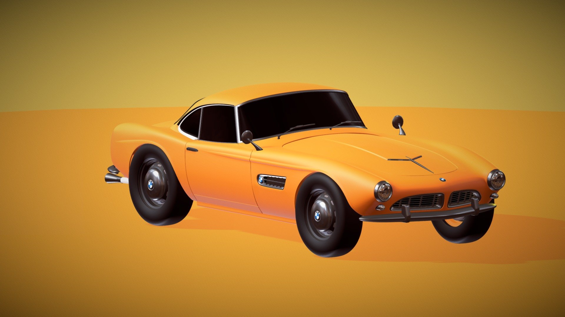 BMW 507 3d car model Download Free 3D model by sikandarkhan3d